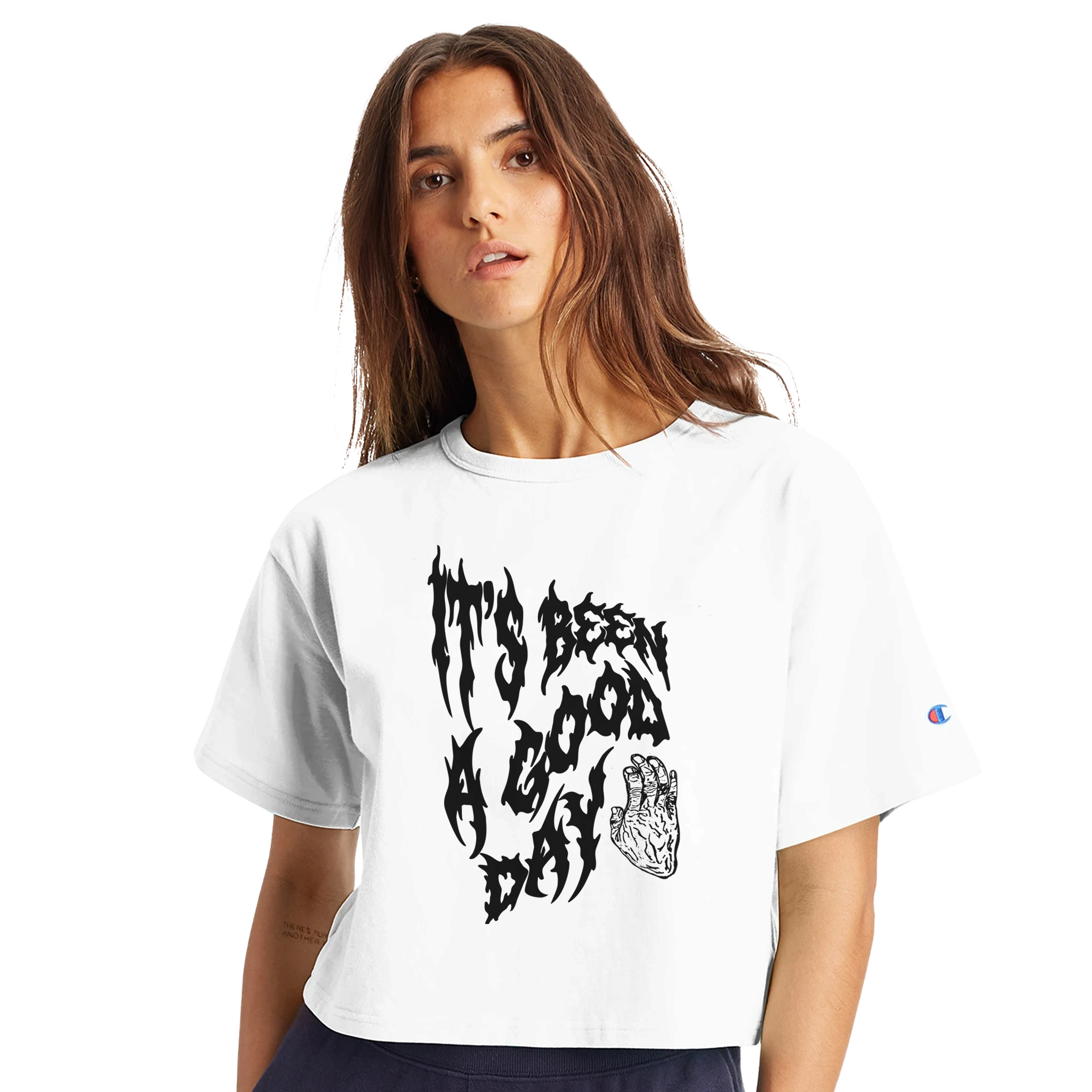 It's been a good day Women's Cropped Tshirt